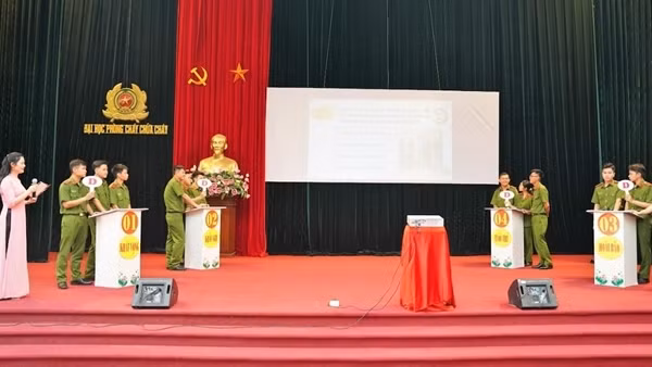 Học viên Đại học PCCC với Hội thi “Học tập và làm theo tư tưởng, đạo đức, phong cách Hồ Chí Minh”