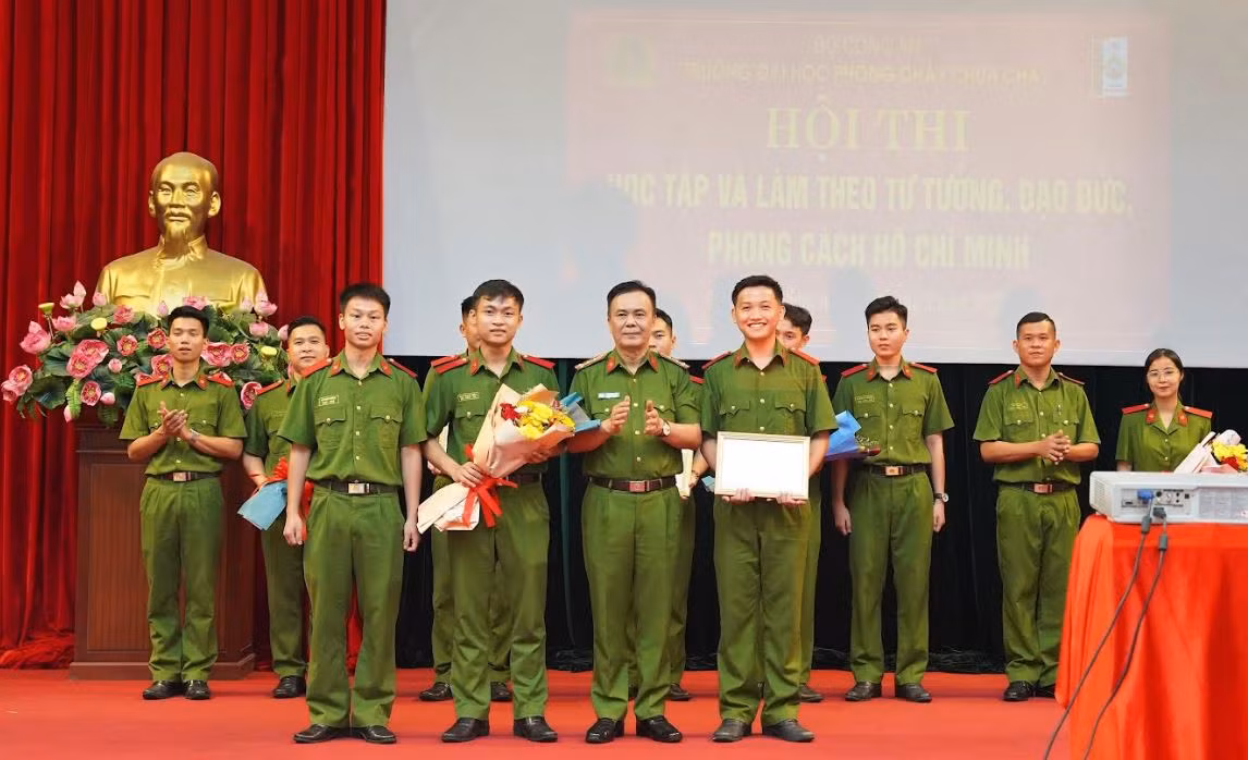 Học viên Trường Đại học PCCC với &nbsp;Hội thi “Học tập và làm theo tư tưởng, đạo đức, phong cách Hồ Chí Minh” -0