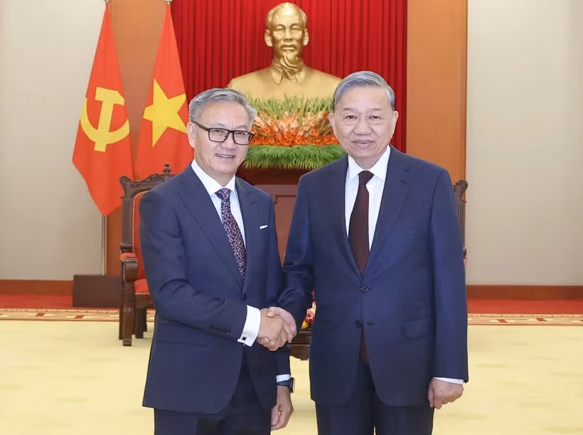 Tổng Bí thư Tô Lâm tiếp Bộ trưởng Ngoại giao Lào Thongsavanh Phomvihane -0