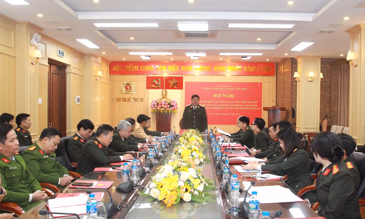Công bố Quyết định xác minh tài sản, thu nhập 9 Trưởng phòng thuộc Bộ Công an -0