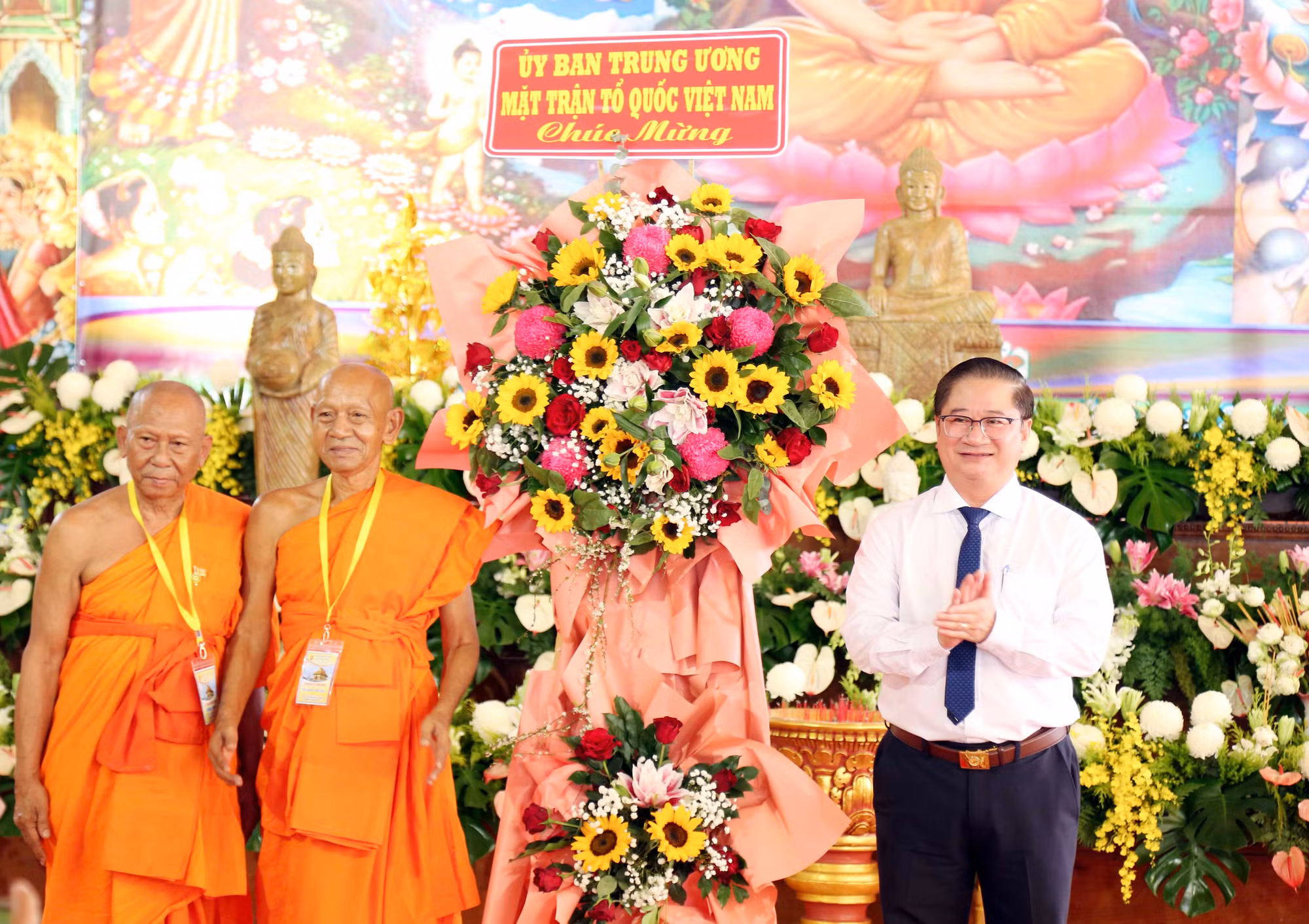 Khánh thành Chánh điện Học viện Phật giáo Nam tông Khmer -0