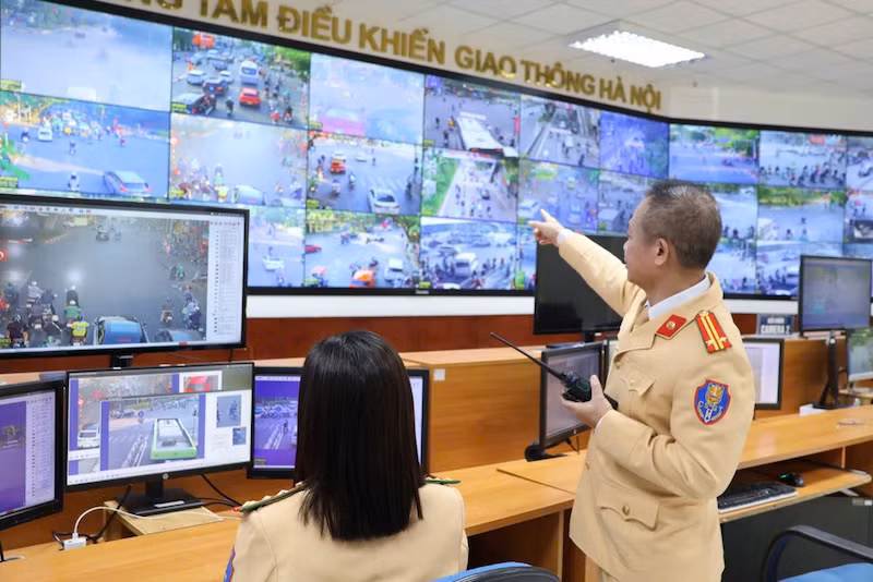 Tăng cường xử lý vi phạm giao thông qua hệ thống camera giám sát -0