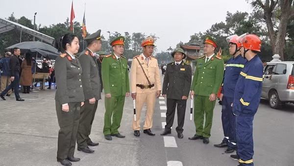 Bảo đảm ANTT cho lễ hội mùa xuân Côn Sơn – Kiếp Bạc năm 2025