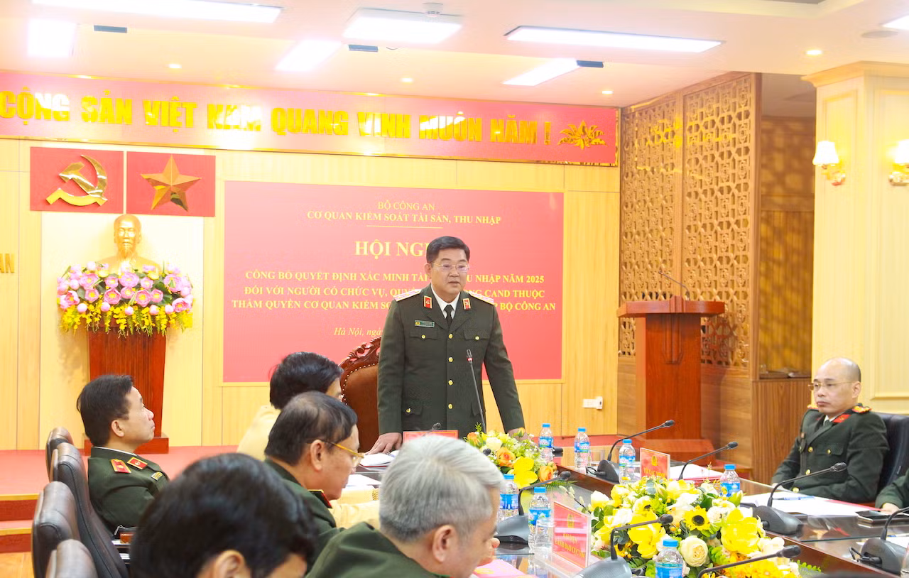Công bố Quyết định xác minh tài sản, thu nhập 9 Trưởng phòng thuộc Bộ Công an -0