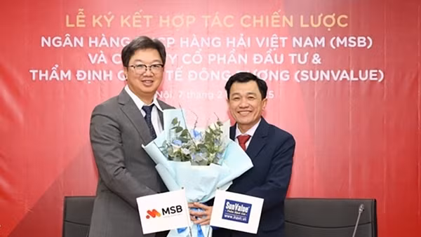 MSB hợp tác SunValue tối ưu hóa quy trình thẩm định tài sản