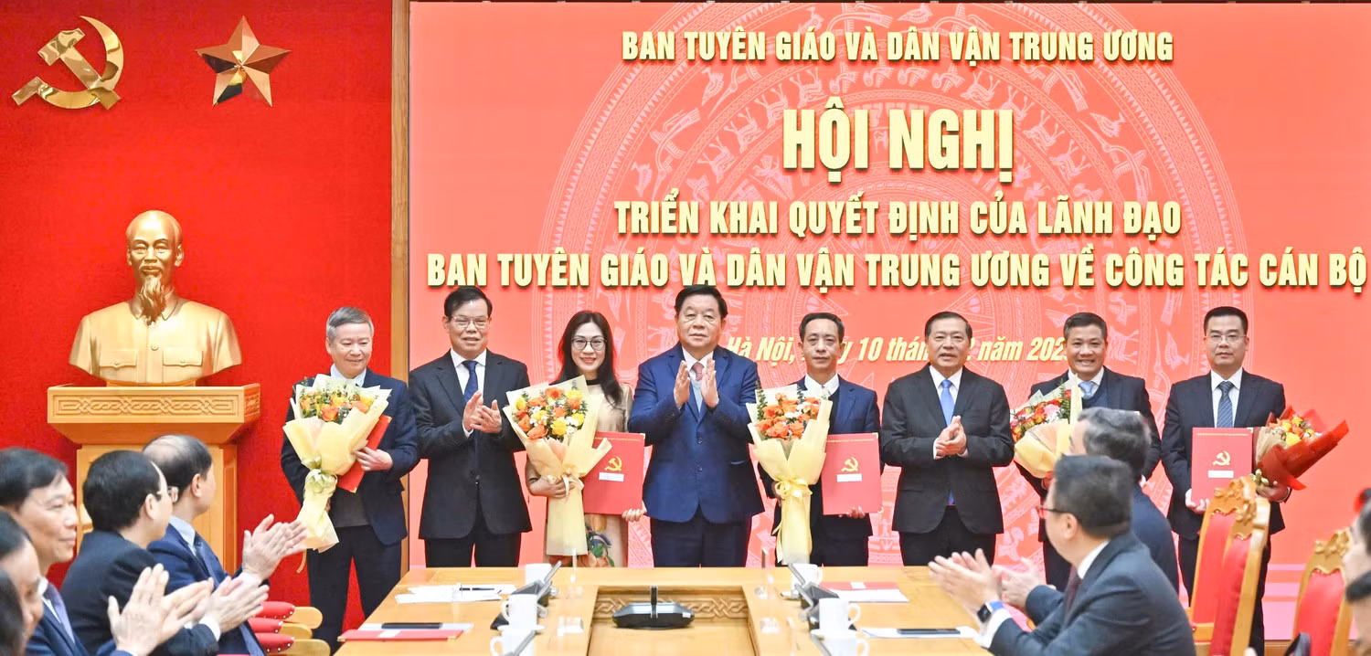 Ban Tuyên giáo và Dân vận Trung ương triển khai các quyết định về công tác cán bộ -1