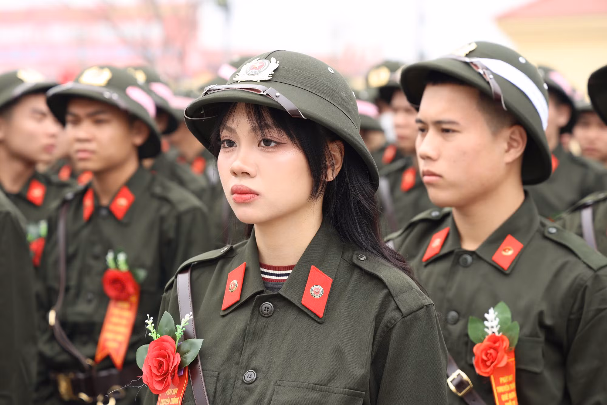 Hàng nghìn tân binh háo hức, sẵn sàng lên đường nhập ngũ -0