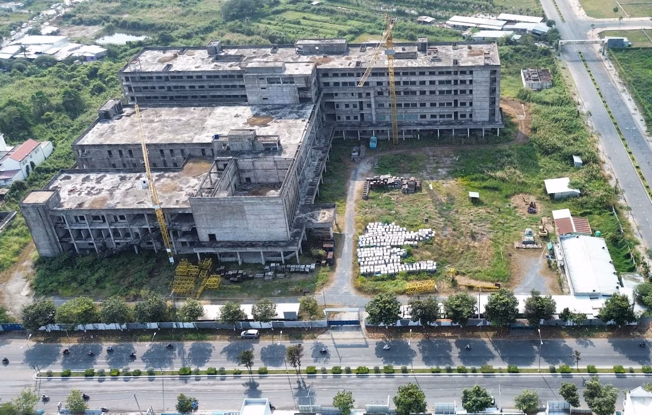 Cận cảnh dự án bệnh viện nghìn tỷ nằm 