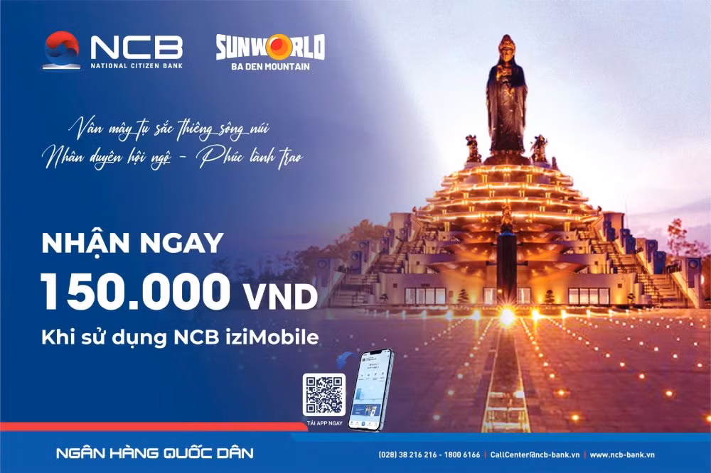 NCB ưu đãi cho du khách du xuân lễ Phật đầu năm tại núi Bà Đen -0