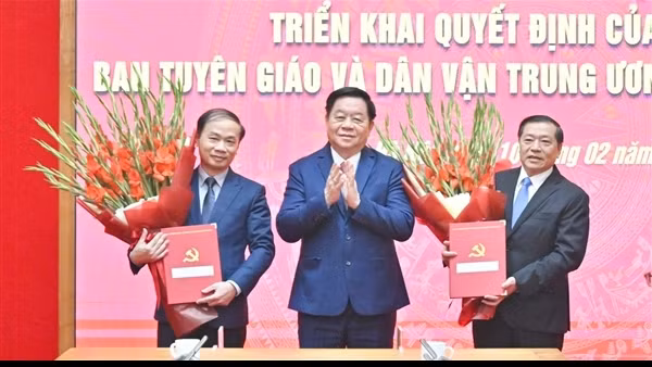 Ban Tuyên giáo và Dân vận Trung ương triển khai các quyết định về công tác cán bộ