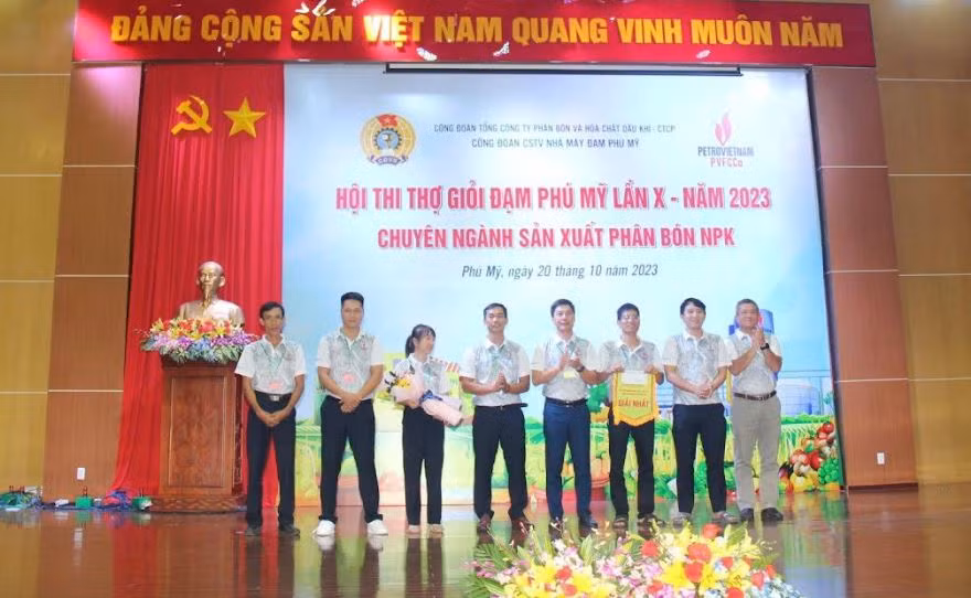 Công đoàn Nhà Máy Đạm Phú Mỹ tổ chức thành công Hội thi Thợ giỏi Đạm Phú Mỹ Lần X -1
