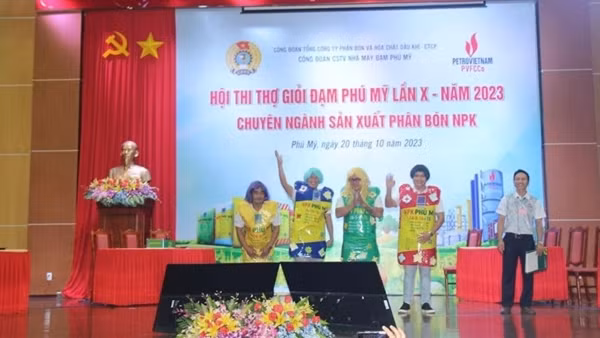 Công đoàn Nhà Máy Đạm Phú Mỹ tổ chức thành công Hội thi Thợ giỏi Đạm Phú Mỹ Lần X