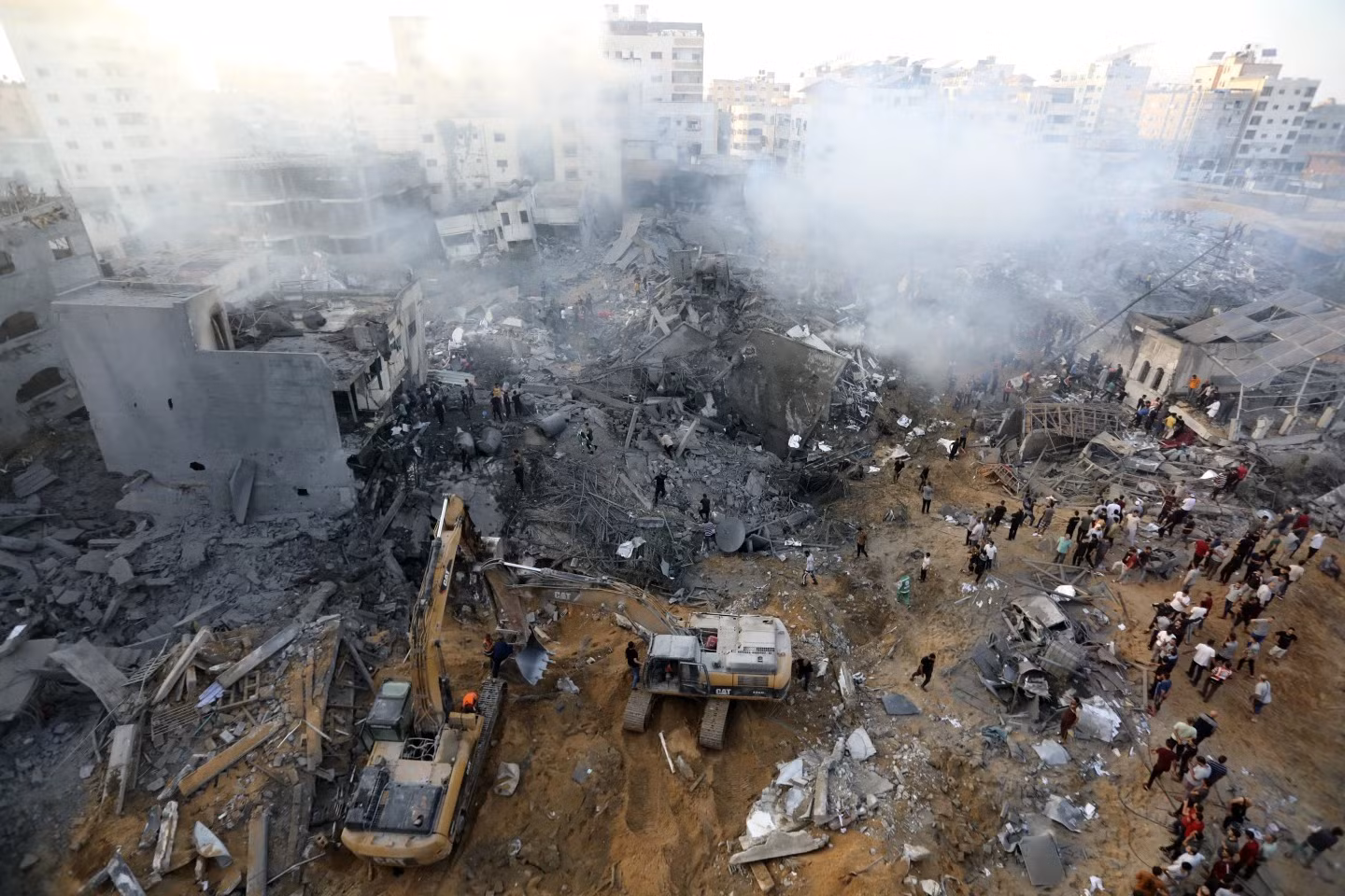 Israel tiếp tục không kích Gaza, hơn 6.500 người Palestine đã thiệt mạng -0