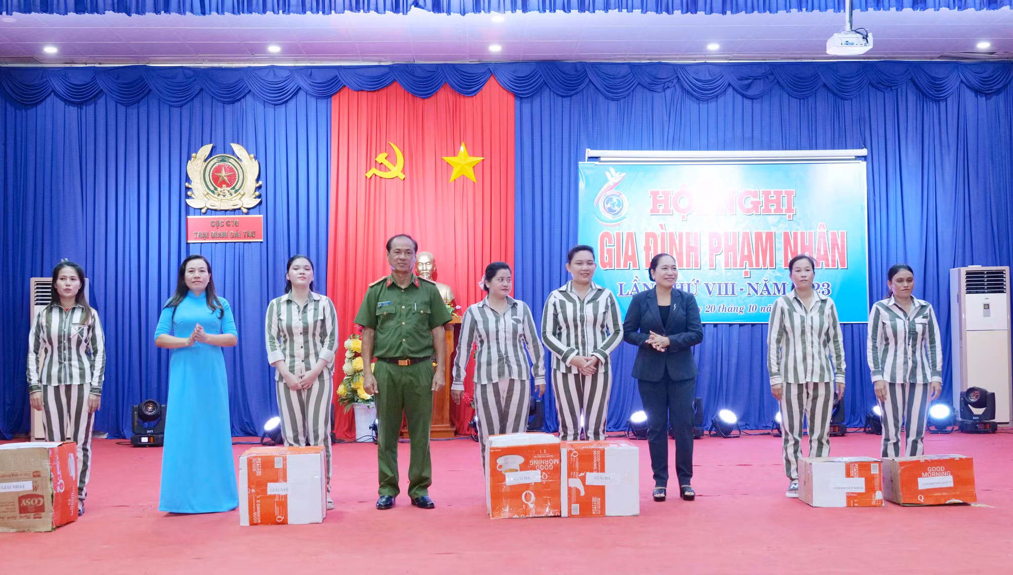 Ấm áp ngày hội gia đình phạm nhân năm 2023 tại Trại giam Cái Tàu -0