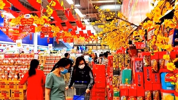 Tổng giá trị hàng hóa phục vụ Tết trên địa bàn Hà Nội khoảng 40.900 tỷ đồng