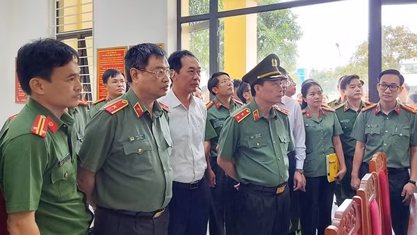 Công an Thanh Hoá xây dựng Công an phường điển hình, kiểu mẫu