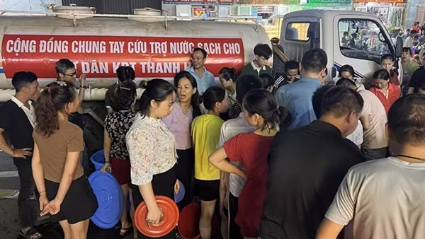 Cư dân KĐT Thanh Hà vẫn khổ sở vì chưa có nước sạch