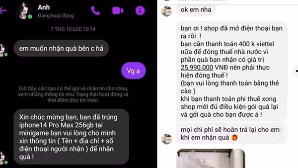 Độc chiêu lừa trẻ em, học sinh trúng thưởng Iphone đắt tiền