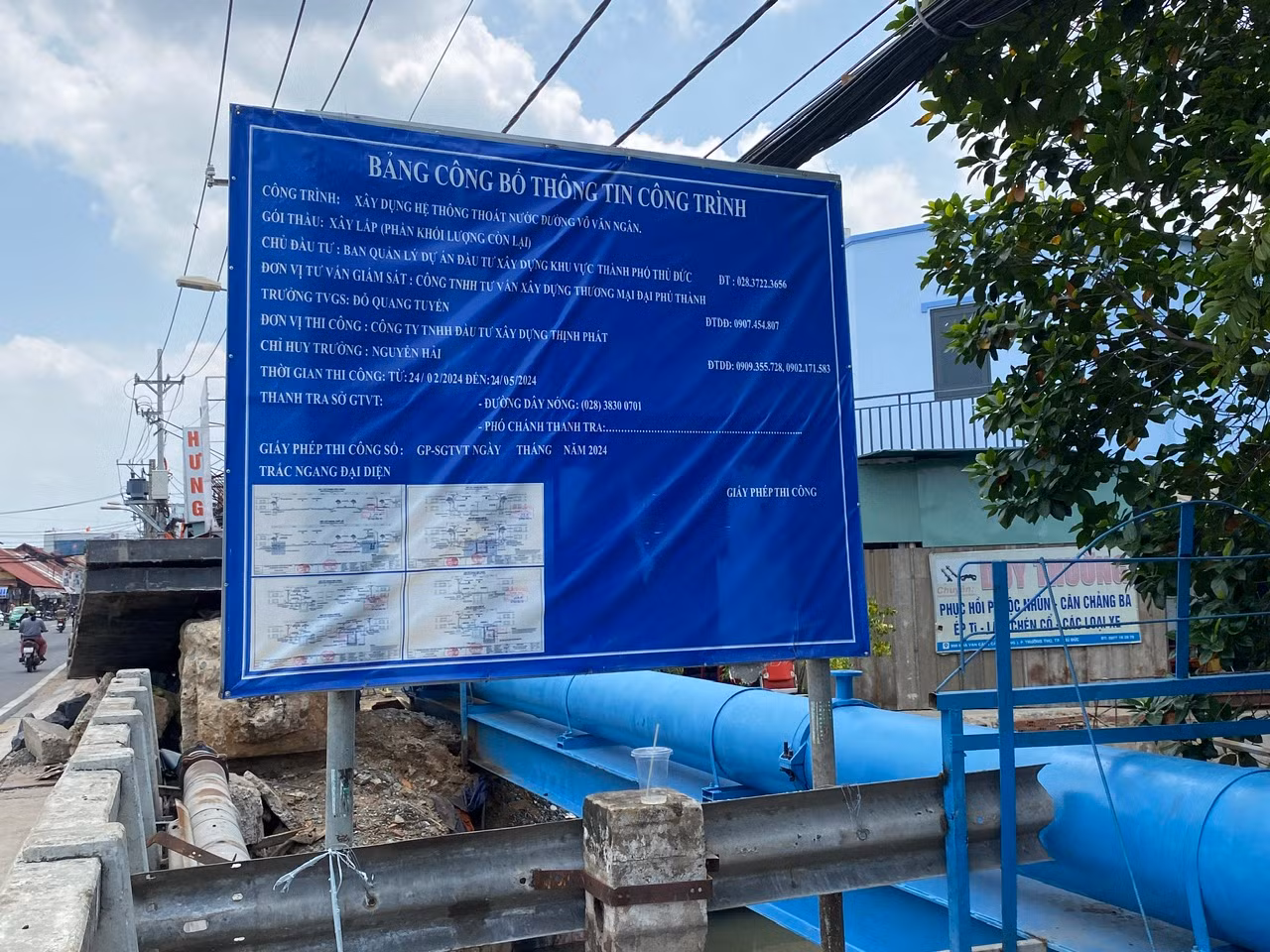 Vì sao thi công hệ thống thoát nước 248 tỷ đồng, đường Võ Văn Ngân vẫn ngập? -1