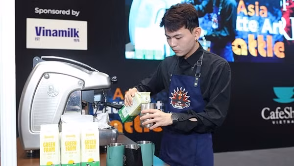 Vinamilk khẳng định vị thế trong pha chế tại đấu trường quốc tế Asia Latte Art Battle