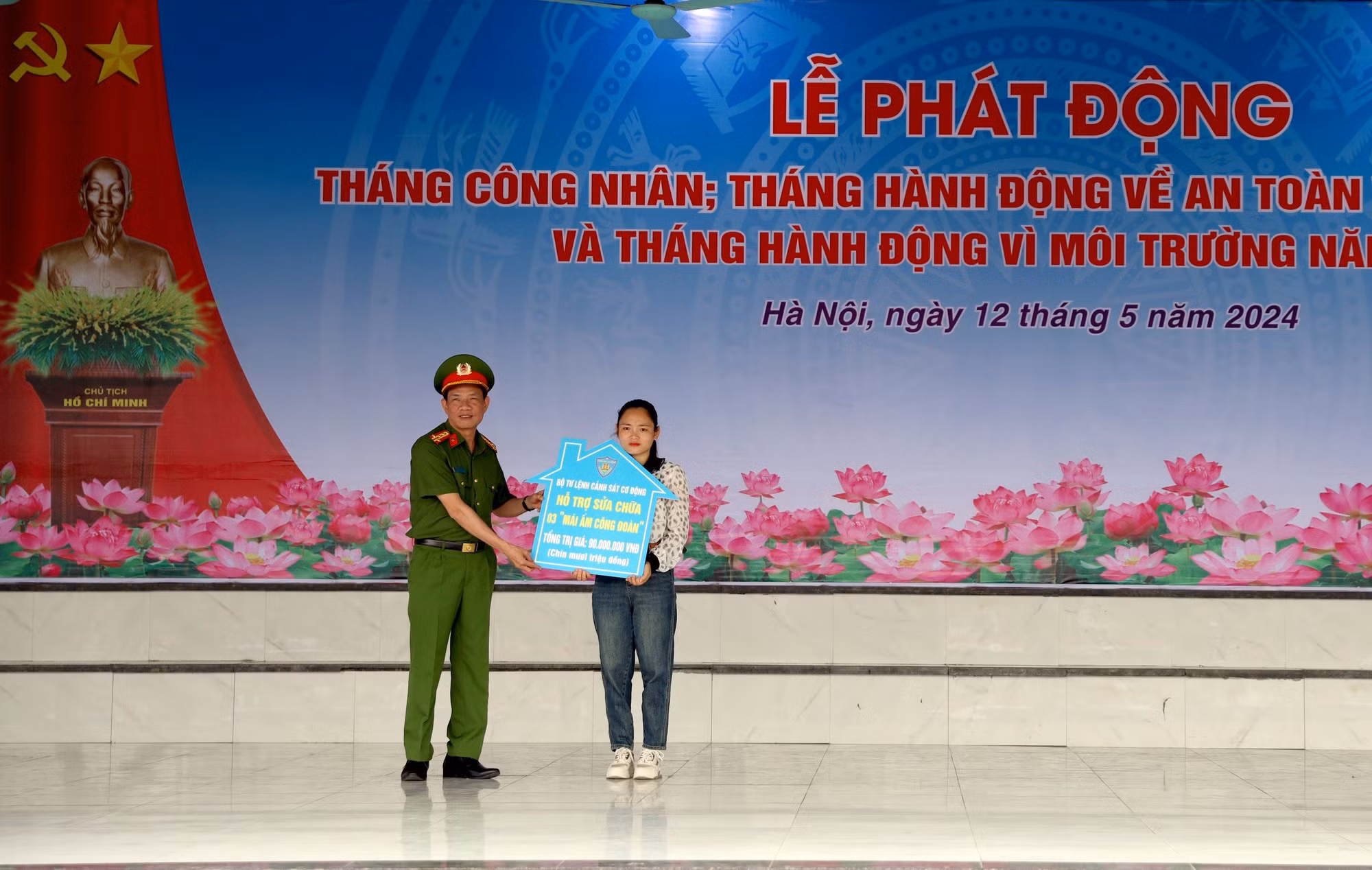 Công đoàn Bộ Tư lệnh CSCĐ phát động Tháng Công nhân năm 2024 -0