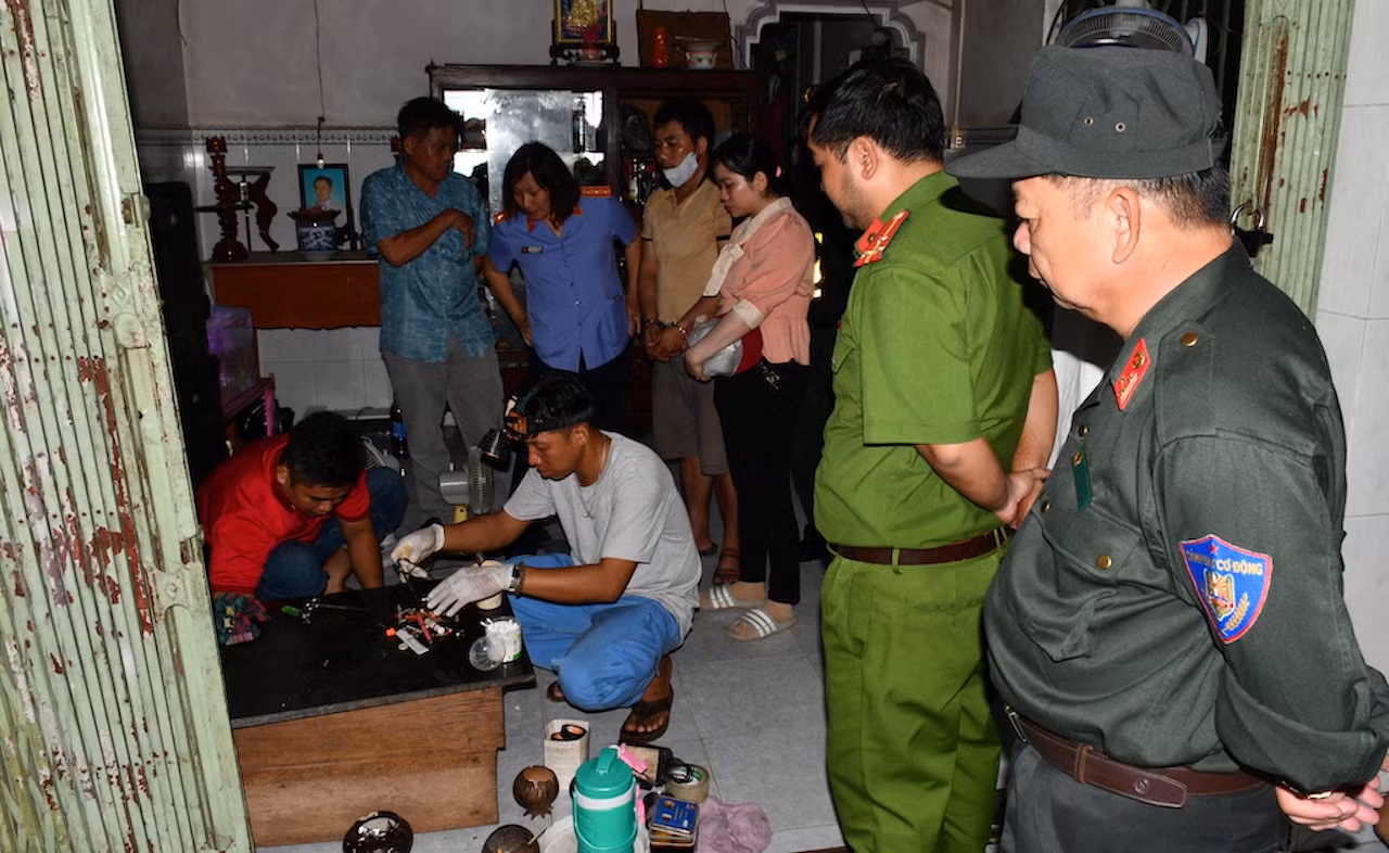 Triệt phá đường dây ma túy liên tỉnh Tiền Giang - Bến Tre -0