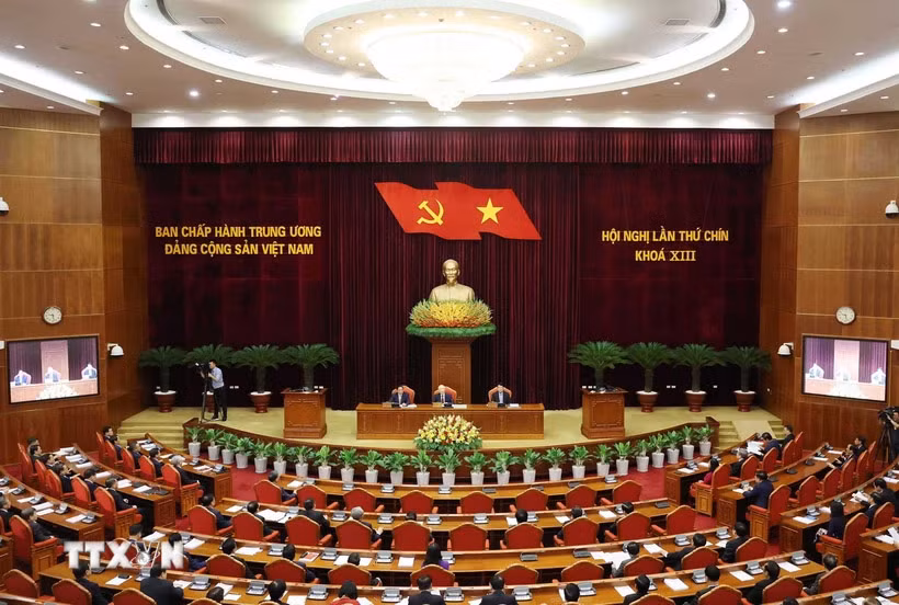 Thông báo Hội nghị lần thứ chín Ban Chấp hành Trung ương Đảng khóa XIII -0
