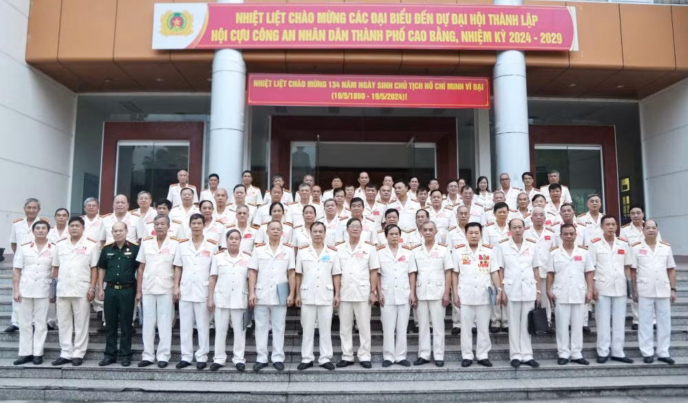 Đại hội thành lập Hội Cựu CAND TP Cao Bằng nhiệm kỳ 2024-2029 -0