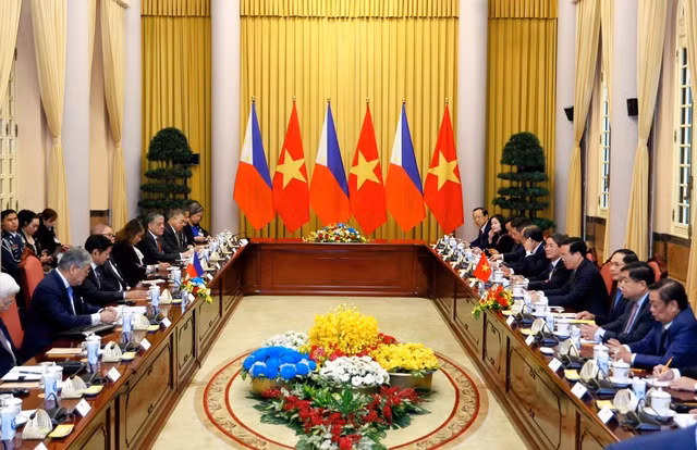 Chủ tịch nước Võ Văn Thưởng chủ trì Lễ đón chính thức Tổng thống Philippines -1