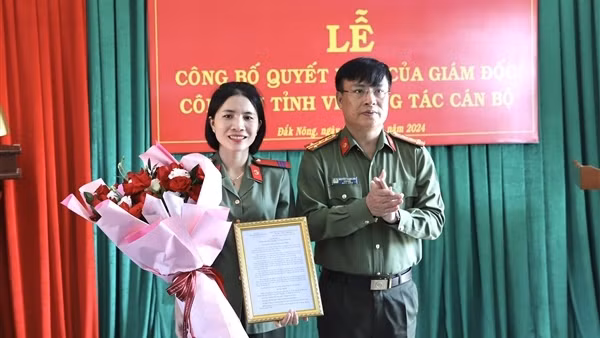 Tuyển dụng em gái Liệt sĩ Vũ Văn Nam vào CAND