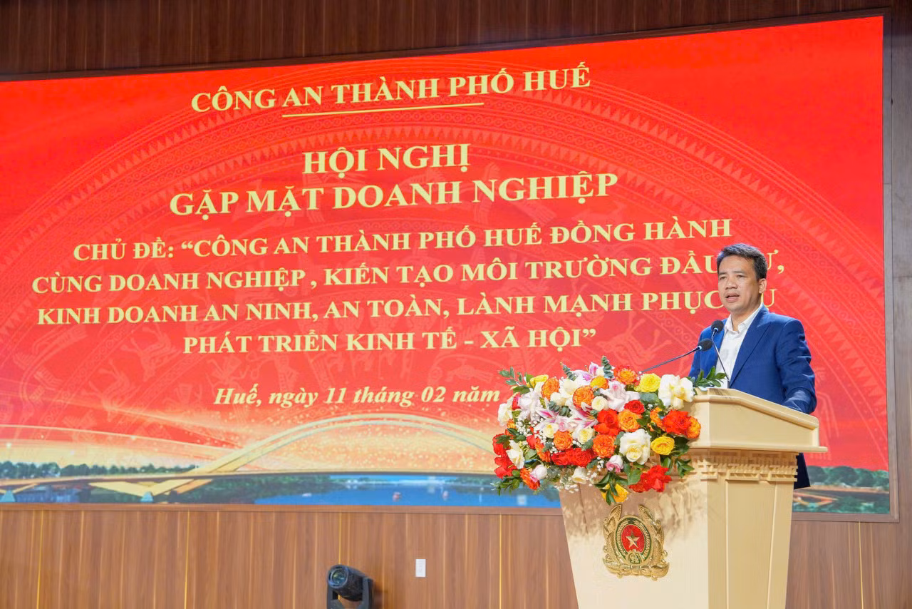 Chuyển từ “quản lý” sang “phục vụ”: Công an TP Huế sát cánh cùng doanh nghiệp phát triển bền vững -0