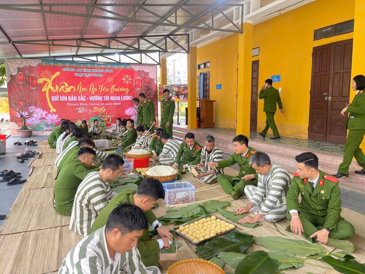 Tết đoàn viên ở Trại tạm giam Công an tỉnh Thanh Hóa -0