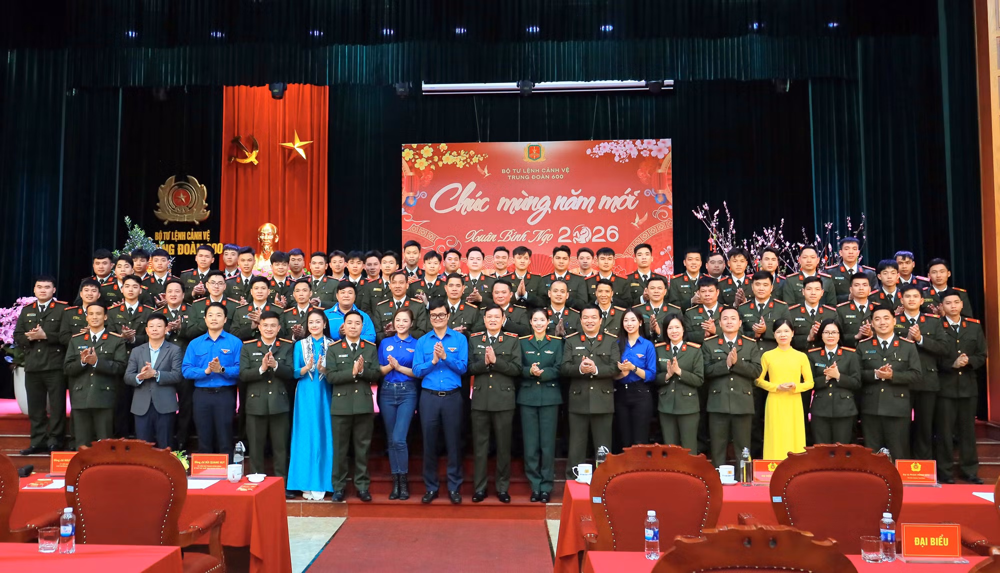 Trung ương Đoàn thăm, chúc tết Trung đoàn 600, Bộ Tư lệnh Cảnh vệ -0