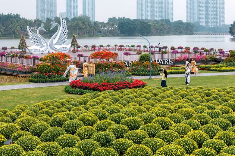 Tết giữa miền xanh tại các đại đô thị của Ecopark -0