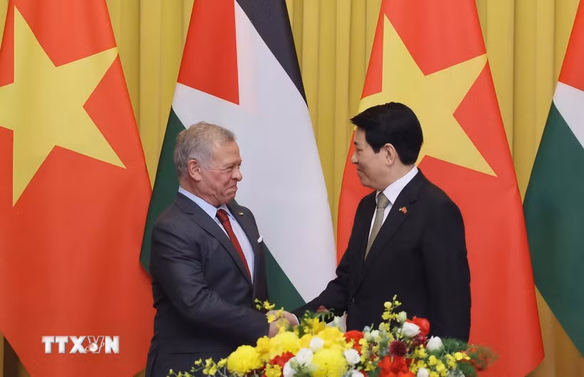 Chủ tịch nước Lương Cường hội đàm với Quốc vương Jordan -0
