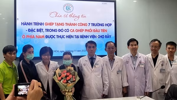 Ghép tạng thành công 7 trường hợp, trong đó có ca ghép phổi đầu tiên ở phía Nam