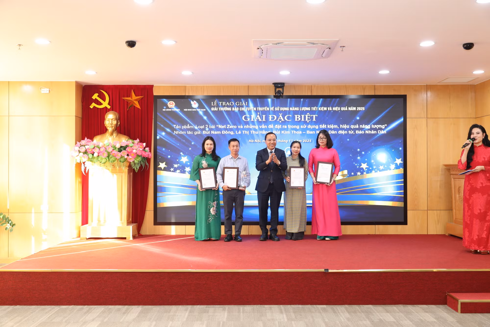 Trao Giải Báo chí tuyên truyền về sử dụng năng lượng tiết kiệm và hiệu quả năm 2025 -0