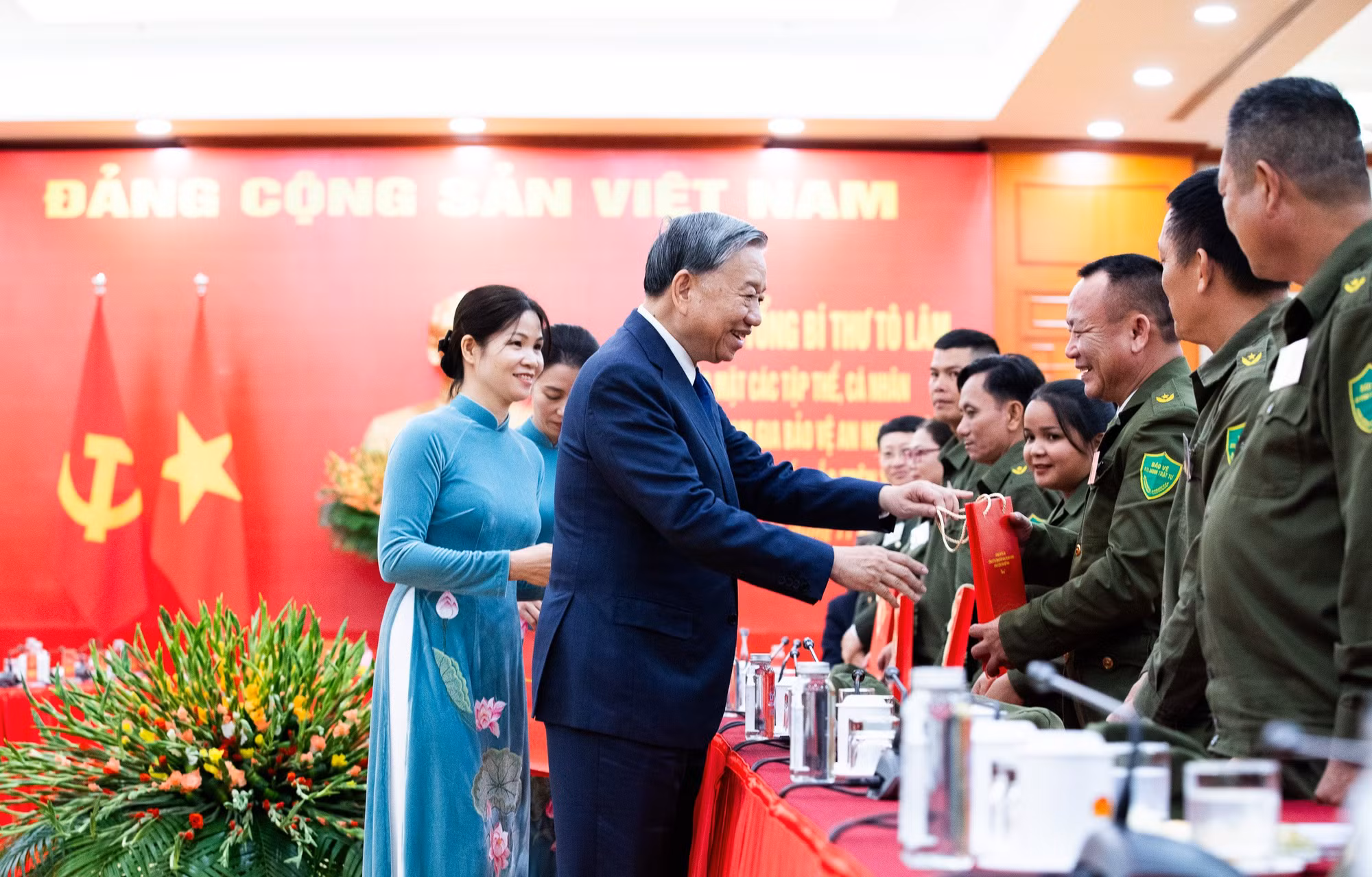 Tổng Bí thư Tô Lâm: Đảng, Nhà nước luôn quan tâm, chăm lo lực lượng tham gia bảo vệ ANTT ở cơ sở -1