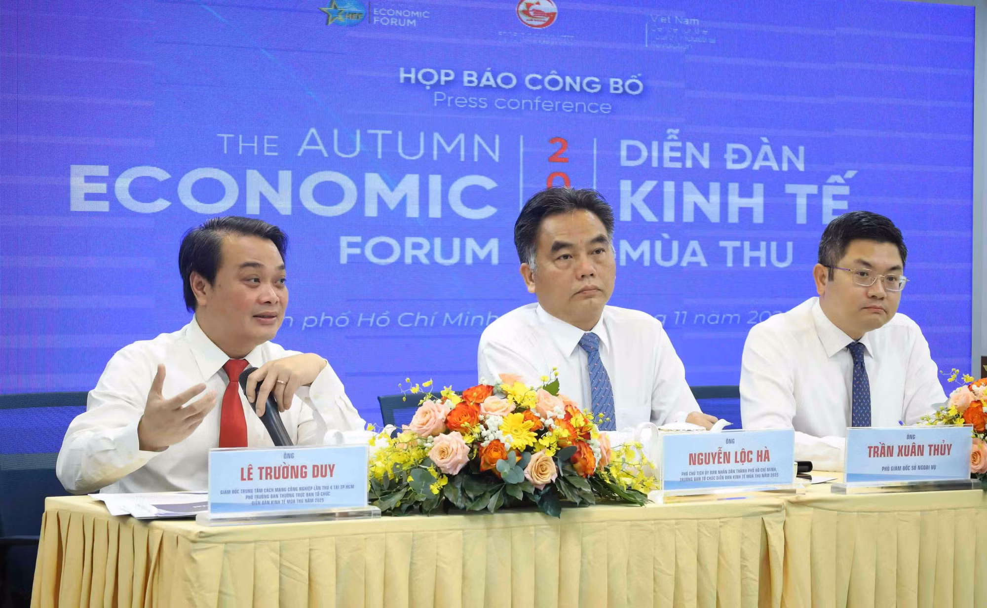 Diễn đàn Kinh tế mùa thu năm 2025 được tổ chức tại TP Hồ Chí Minh -0