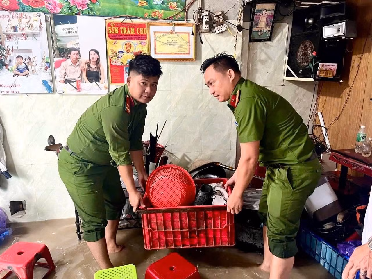 Sông Dinh Phan Rang có nguy cơ tràn bờ, gây lũ lớn -2
