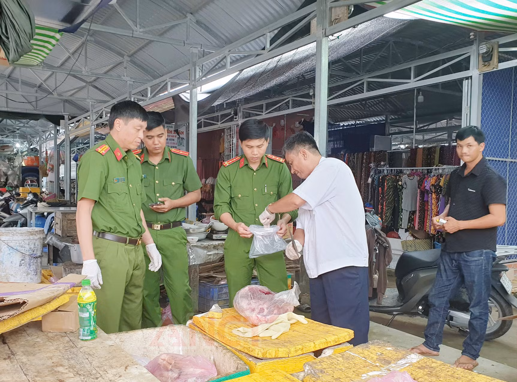 Phát hiện vụ giết mổ, mua bán thịt nhiễm dịch tả lợn châu Phi -0