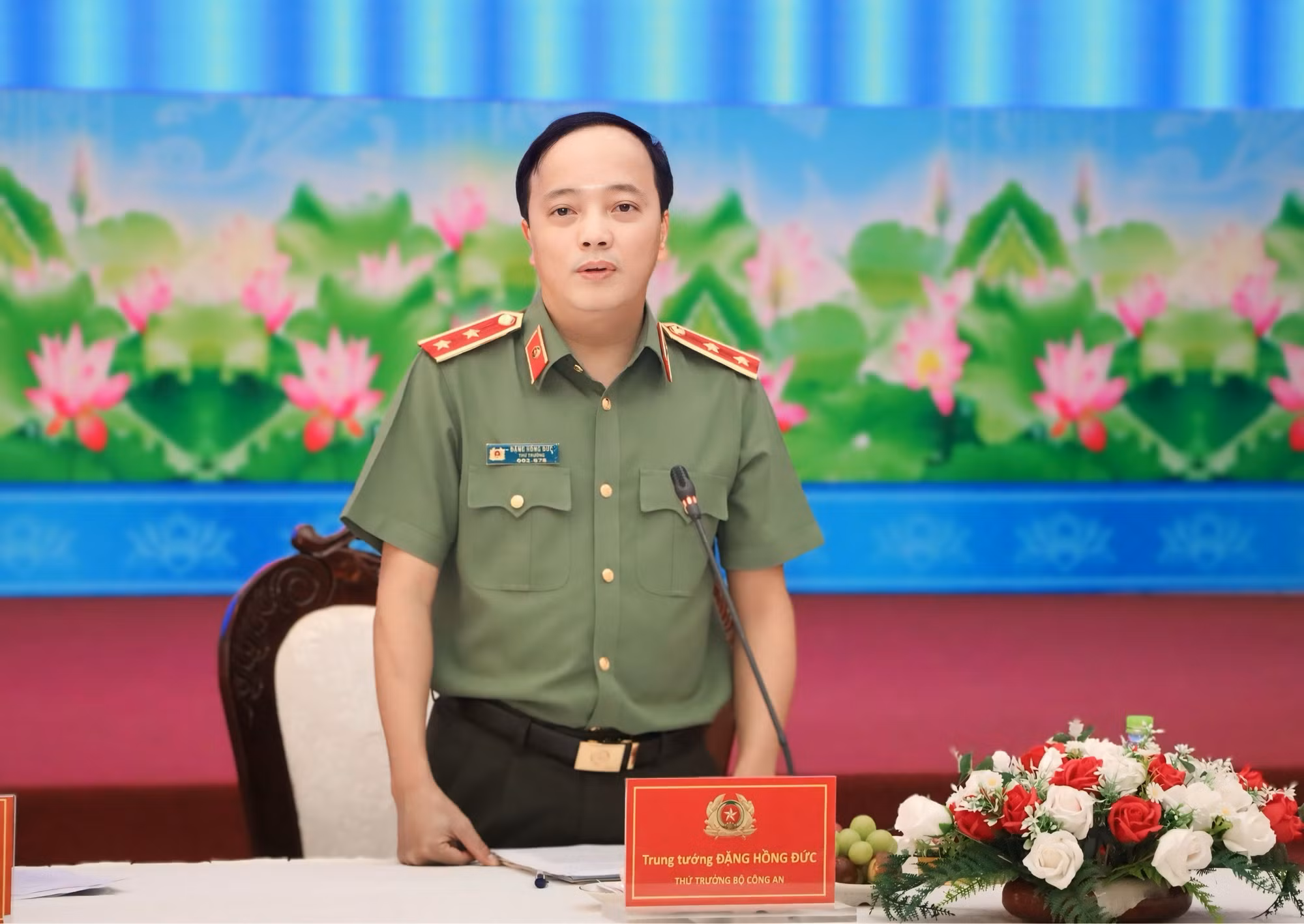 Thứ trưởng Đặng Hồng Đức làm việc với Công an tỉnh Cà Mau -0