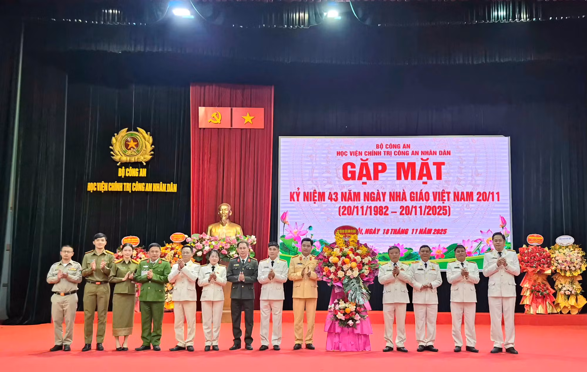 Học viện Chính trị CAND gặp mặt Kỷ niệm Ngày Nhà giáo Việt Nam -0