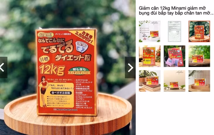 Bộ Y tế yêu cầu một sàn thương mại điện tử gỡ bỏ thực phẩm giảm cân 12kg MINAMI không phép -0