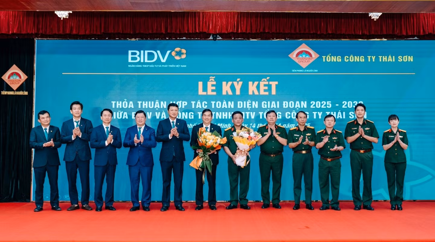 BIDV và Tổng công ty Thái Sơn triển khai hợp tác toàn diện -0