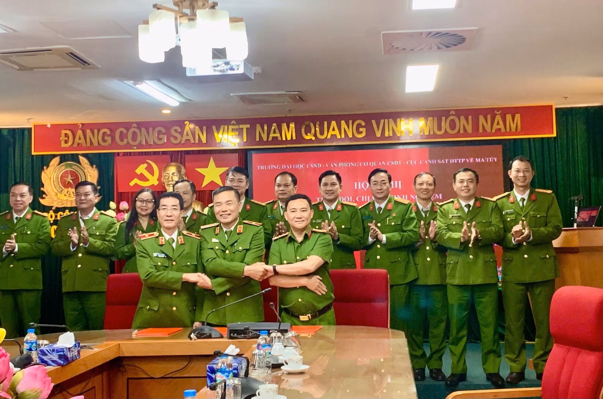 Trường Đại học CSND ký kết bản ghi nhớ hợp tác Văn phòng Cơ quan CSĐT và Cục Cảnh sát ĐTTP về ma túy -0