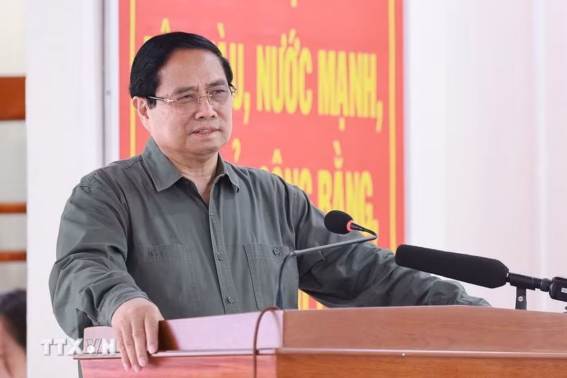 Thủ tướng Phạm Minh Chính dự Ngày hội đại đoàn kết dân tộc tại tỉnh Gia Lai -0