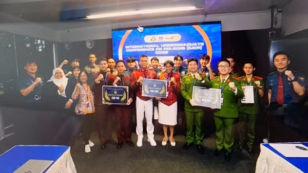 Học viện CSND đạt giải Ba Cuộc thi nghiên cứu khoa học dành cho sinh viên Cảnh sát châu Á
