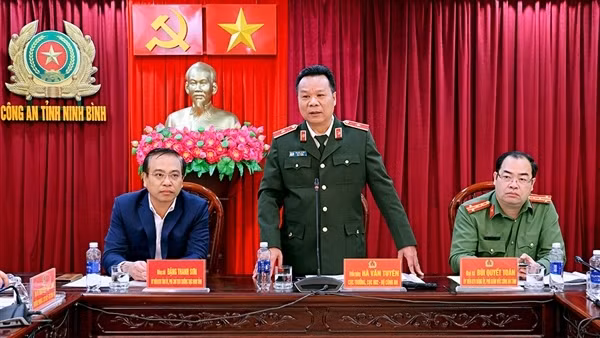 Kiểm tra tiến độ Dự án xây dựng nhà ở xã hội cho lực lượng Công an ở Ninh Bình