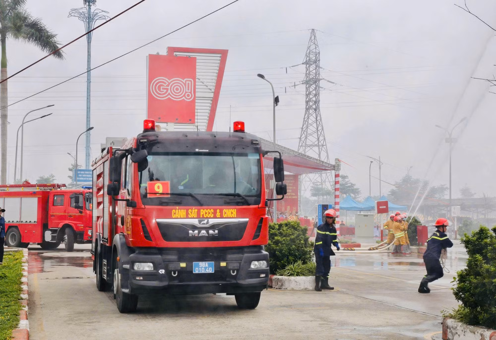 Bắc Giang diễn tập phương án chữa cháy và cứu nạn, cứu hộ cấp tỉnh năm 2025 -1